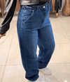 بنطلون واسع الساق - Sateen style