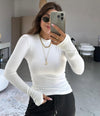 بودي بأكمام طويلة - Sateen style