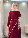 فستان دبل كريب بعدة الوان - Sateen style
