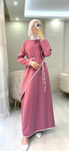 فستان دبل كريب بعدة الوان - Sateen style