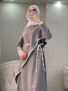 فستان دبل كريب بعدة الوان - Sateen style