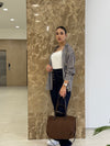 قميص مقلم - Sateen style