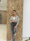قميص مقلم - Sateen style