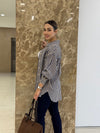 قميص مقلم - Sateen style