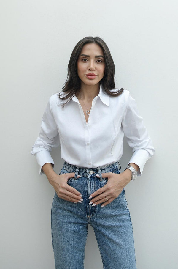 قميص Slim Fit - Sateen style