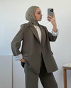 Palazzo بنطلون ستريت - Sateen style