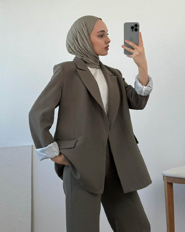Palazzo بنطلون ستريت - Sateen style