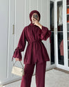 طقم قماش Tencel مع ازرار