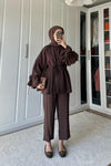 طقم قماش Tencel مع ازرار