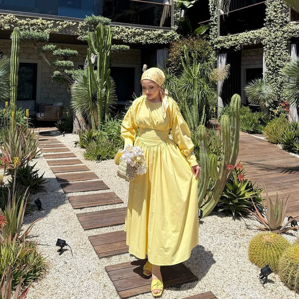 فستان Marbella اصفر 💛