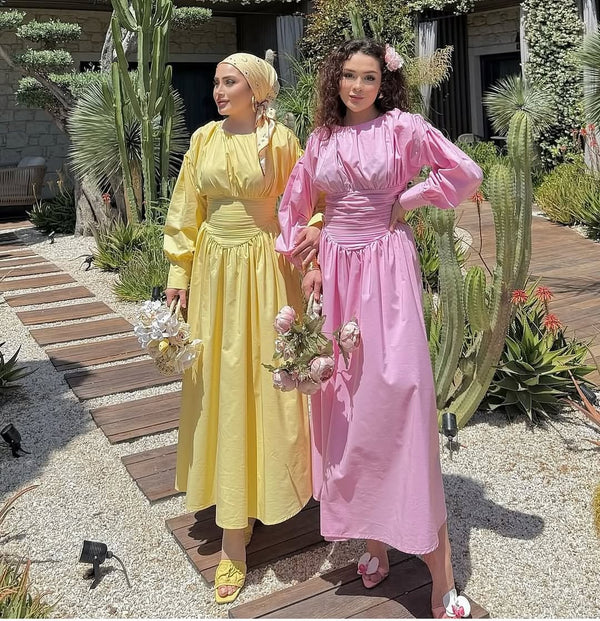 فستان Marbella اصفر 💛
