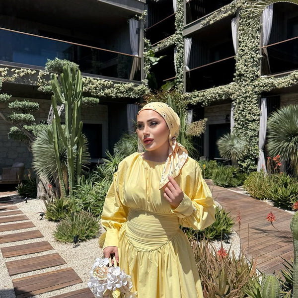 فستان Marbella اصفر 💛