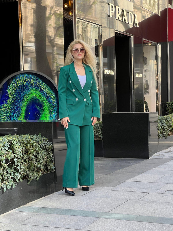 طقم ٦ ازرار فضية - Sateen style