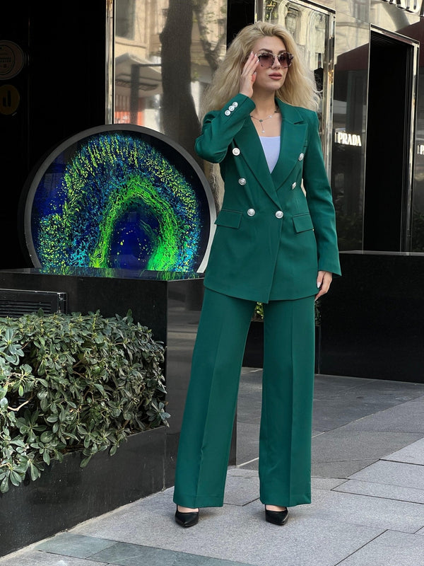 طقم ٦ ازرار فضية - Sateen style
