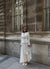طقم بليزر مع تنورة ابيض Gabriela Set - Sateen style