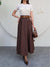 تنورة قماش غبردين GABARDİN - Sateen style