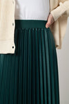 تنورة كسرات خصر عريض - Sateen style