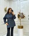 ترانشكوت قصير - Sateen style