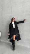 ترانشكوت كتان طول 117 سم - Sateen style