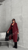 ترانشكوت كتان طول 117 سم - Sateen style