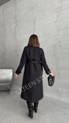 ترانشكوت كتان طول 117 سم - Sateen style