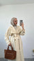 ترانشكوت طويل ثقيل - Sateen style