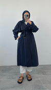 ترانشكوت طويل ثقيل - Sateen style