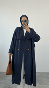 ترانشكوت طويل ثقيل - Sateen style