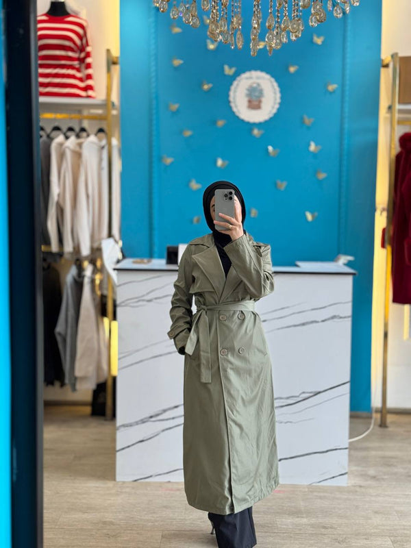 ترانشكوت زيتي - Sateen style