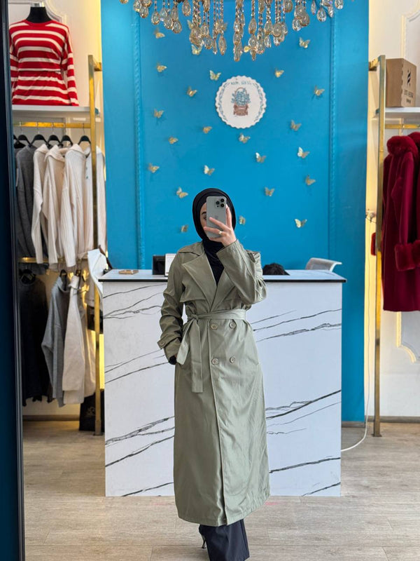 ترانشكوت زيتي - Sateen style