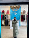 ترانشكوت زيتي - Sateen style