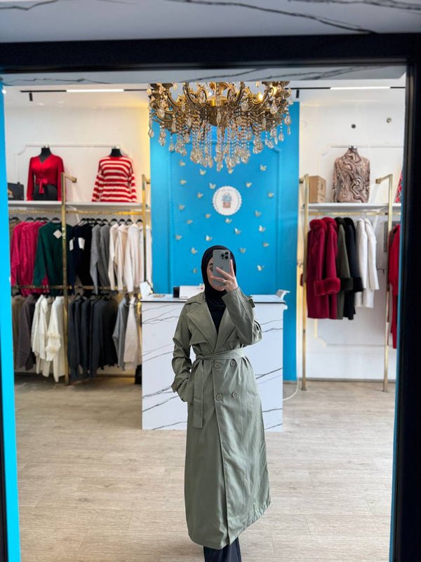 ترانشكوت زيتي - Sateen style