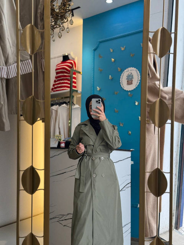 ترانشكوت زيتي - Sateen style